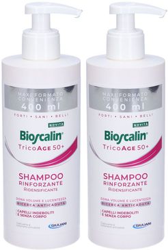 Bioscalin TricoAge 50+ Shampoo Rinforzante Ridensificante Set da 2