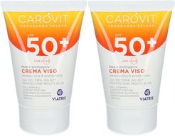 CAROVIT Programma Solare CREMA VISO SPF 50+ Set da 2