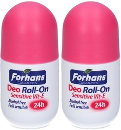 Forhans Deodorante Roll-On Sensitive Vit-E Set da 2