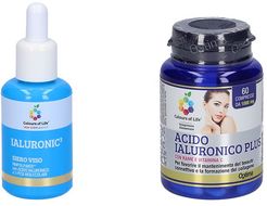 Colours of Life® Set Acido Ialuronico Plus Compresse + Ialuronic 3 Siero Viso Rassodante