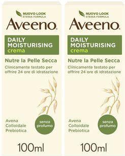 Aveeno® Crema Idratante con Avena Colloidale Set da 2