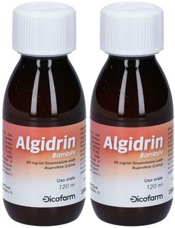 Algidrin 20 mg/ml Sospensione orale, Bambini Set da 2