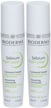 BIODERMA Sebium Night Peel Concentrato peeling levigante notte Set da 2