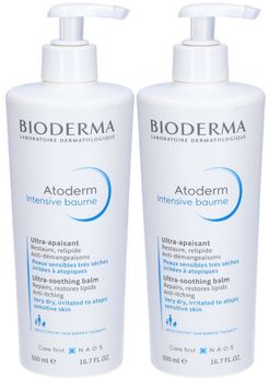 BIODERMA Atoderm Intensive Baume Balsamo ultra lenitivo pelle atopica Set da 2