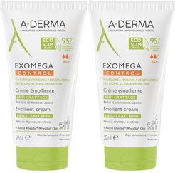 A-Derma, Crema Emolliente "anti-grattage" - Exomega Control Set da 2