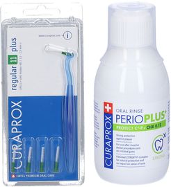 CURAPROX Regular 11 Plus + Perioplus+ Protect Cx-p + Chx 0.12 Collutorio