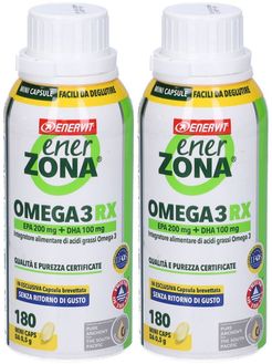 ENERVIT® EnerZONA Omega 3RX EPA 200 mg + DHA 100 mg Set da 2