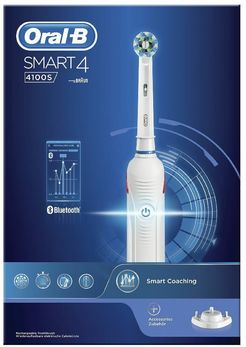 Spazzolino Elettrico Ricaricabile Smart 4. 4100S Bianco