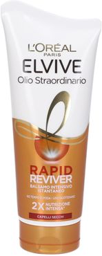 L'Oréal Paris Balsamo Istantaneo Rapid Reviver Elvive Olio Straordinario, Arricchito con Amminoacido e Olio di Jojoba, per Capelli Secchi, 180 ml