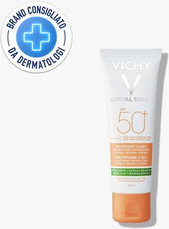 Trattamento opacizzante 3 in 1 effetto MAT - Viso - Protezione Molto Alta SPF 50+ 50 ml