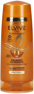 L'Oréal Paris Balsamo Elvive Olio Straordinario, Azione Nutriente per Capelli Secchi, 400 ml