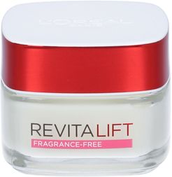 L'Oréal Paris Crema Viso Giorno Fragrance-Free Revitalift, Formula Clean Senza Profumo, Azione Antirughe Anti-Età con Probiotico Liftante, 50 ml