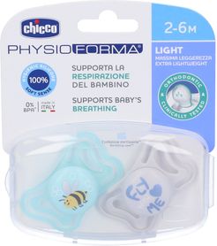 Chicco Physioforma Light Succhietto Azzurro 2-6 Mesi
