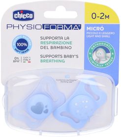 Chicco Physioforma Micro Succhietto Azzurro 0-2 Mesi
