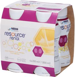 Nestle' Resource Renal Vaniglia 4 Bottigliette