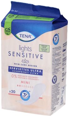 TENA Lights Sensitive Normal | Assorbenti Ultra per perdite urinarie Mini