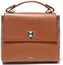 Aster Leather + Tweed Handbag