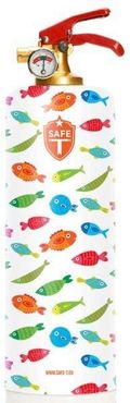 Colorful Fishes Designer Fire Extinguisher