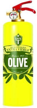 Olive Designer Fire Extinguisher