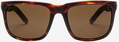 Knoxville Sport Sunglasses - Matte Tort Frame - Bronze Lens - Asian Fit