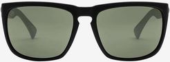 Knoxville XL Sunglasses - Matte Black Frame - Grey Lens