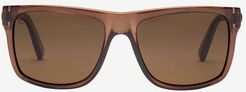 Swingarm XL Sunglasses - Gloss Mono Bronze Frame - Bronze Polarized Lens