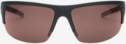 Tech One Pro Sunglasses - Matte Black Frame - Rose Pro Lens