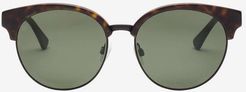 Club Sunglasses - Matte Tort Black Frame - Grey Lens