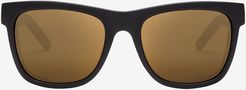 JJF12 Sunglasses - Matte Black Frame - Bronze Polarized Pro Lens