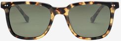 Birch Sunglasses - Gloss Spotted Tort Bio Acetate Frame - Grey Polarized Lens