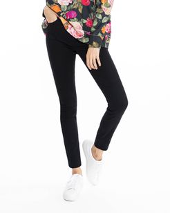Nicole Miller Black Soho Jeans In Black | Silk/Polyester/Cotton | Size 32