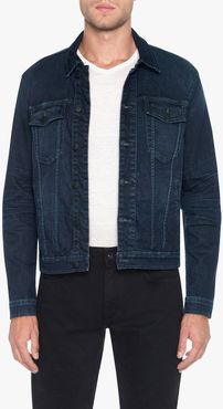 Joe's Jeans Rogue Denim Jacket Men's in Cale/Dark Indigo | Size 2XL
