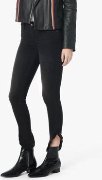 Joe's Jeans The Icon Ankle Mid-Rise Skinny Ankle Women's Jeans in Trina/Black | Size 32