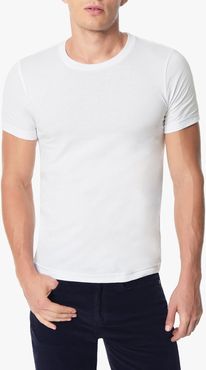 Joe's Jeans Sonny Short Sleeve Crew T-Shirt Men's in White | Size XL | Cotton