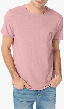 Joe's Jeans Chase Crew Men's T-Shirt in Desert Rose/Pink | Size 2XL | Cotton
