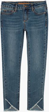 Joe's Jeans Mid Rise Tulip Fray (Little Girls) Women's Jeans in Sienna/Other Hues | Size 6X | Cotton/Spandex