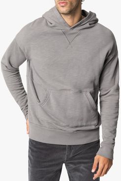 Joe's Jeans French Terry Hoodie Men's Jacket in Brushed Nickel/Grey | Size 2XL | Cotton
