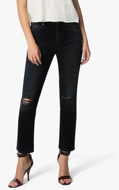 Joe's Jeans The Milla High Rise Straight Leg Women's Jeans in Nova/Black | Size 34 | Cotton/Elastane