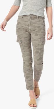 Joe's Jeans The Charlie Ankle High Rise Skinny Ankle Women's Jeans in Tan Camo/Prints | Size 34 | Cotton/Spandex/Polyester