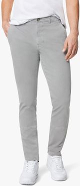 Joe's Jeans The Elastic Waist Trouser Slim Trouser Men's Straight Jeans in Alloy/Grey | Size 42 | Cotton/Spandex