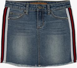 Joe's Jeans Markie Skirt (Little Girls) Shorts in Jessie/Blue | Size 6X | Cotton/Spandex/Polyester