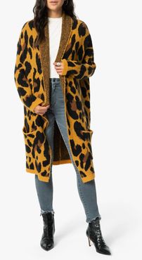 Joe's Jeans Leopard Cardigan Women's in Leopard - Santerno/Prints | Size Large | Spandex
