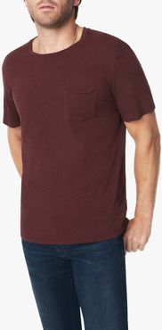 Joe's Jeans Chase Crew Men's T-Shirt in Pinot/Other Hues | Size 2XL | Cotton