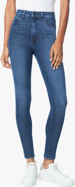 Joe's Jeans The Sara Super High Rise Skinny Women's Jeans in Medium Indigo | Size 34 | Cotton/Polyester/Elastane