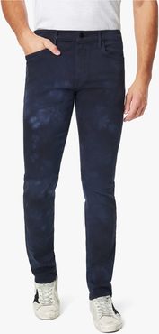 Joe's Jeans The Asher Slim Fit Men's Jeans in Navy Marble Wash/Blue | Size 42 | Cotton/Spandex