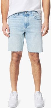 Joe's Jeans The Slim Bermuda Short Slim Fit Cut Off Short Men's in Azul/Light Indigo | Size 42 | Cotton/Elastane