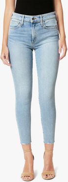 Joe's Jeans The Icon Mid-Rise Skinny Crop Women's Jeans in Indigo Reissue/Light Indigo | Size 34 | Cotton/Polyester/Elastane