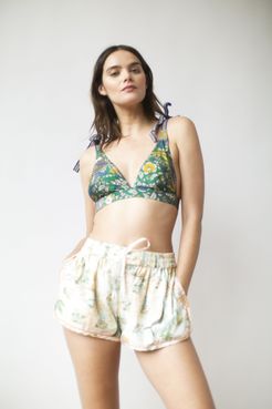 Edie Tie Shoulder Wide Bikini in Peacock