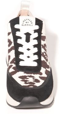 Remi Lace Up Sneaker in Leopard/Black