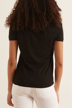 The Frequent Flyer Tee in Pure Black